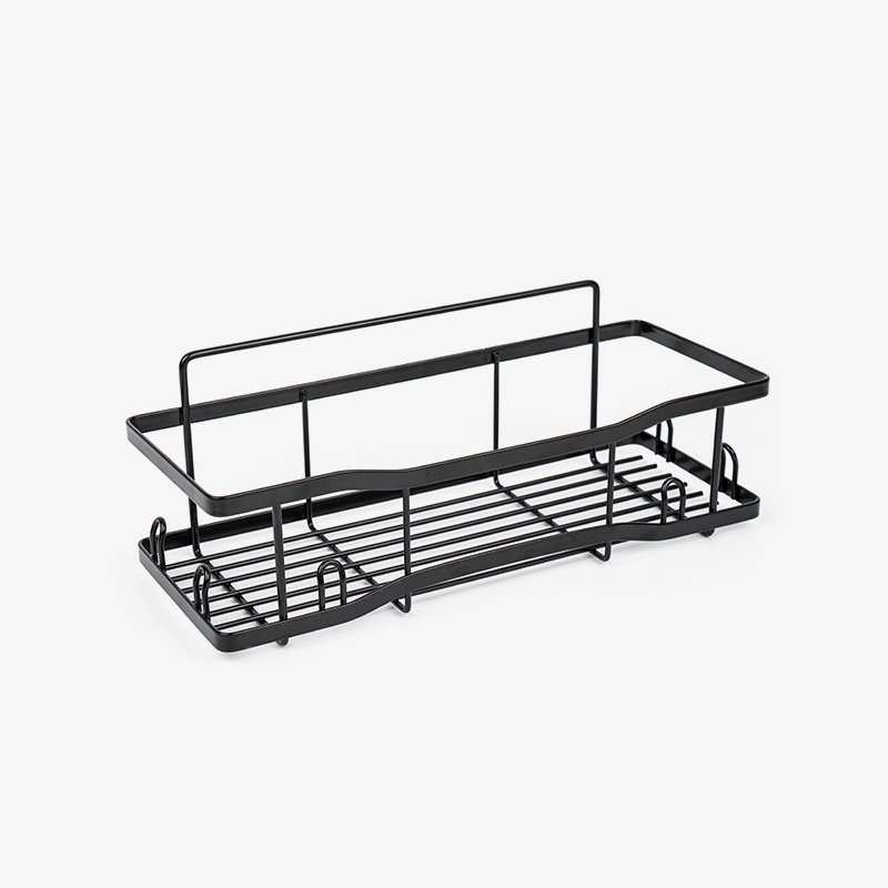 Falra szerelhető fémhuzalos tárolókosár konyhához és fürdőszobához