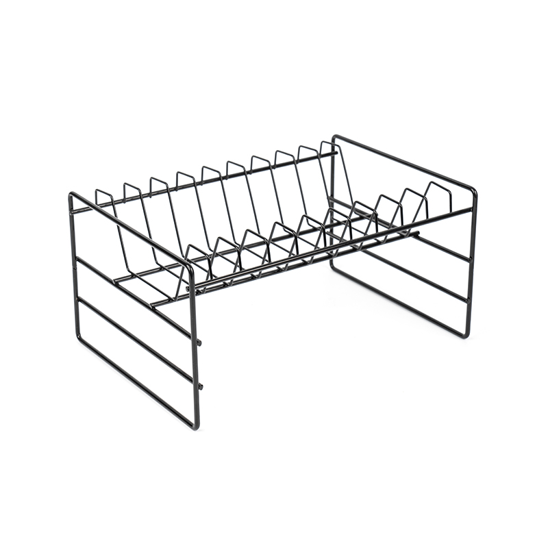 Fekete többfunkciós mosogatótartó edények tárolására