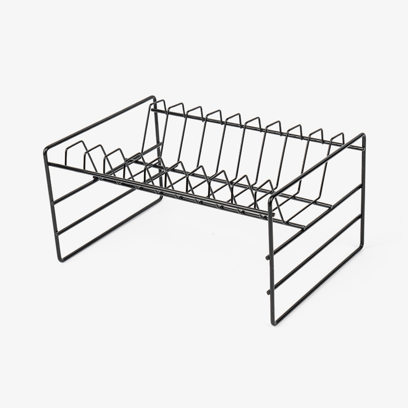 Fekete többfunkciós mosogatótartó edények tárolására
