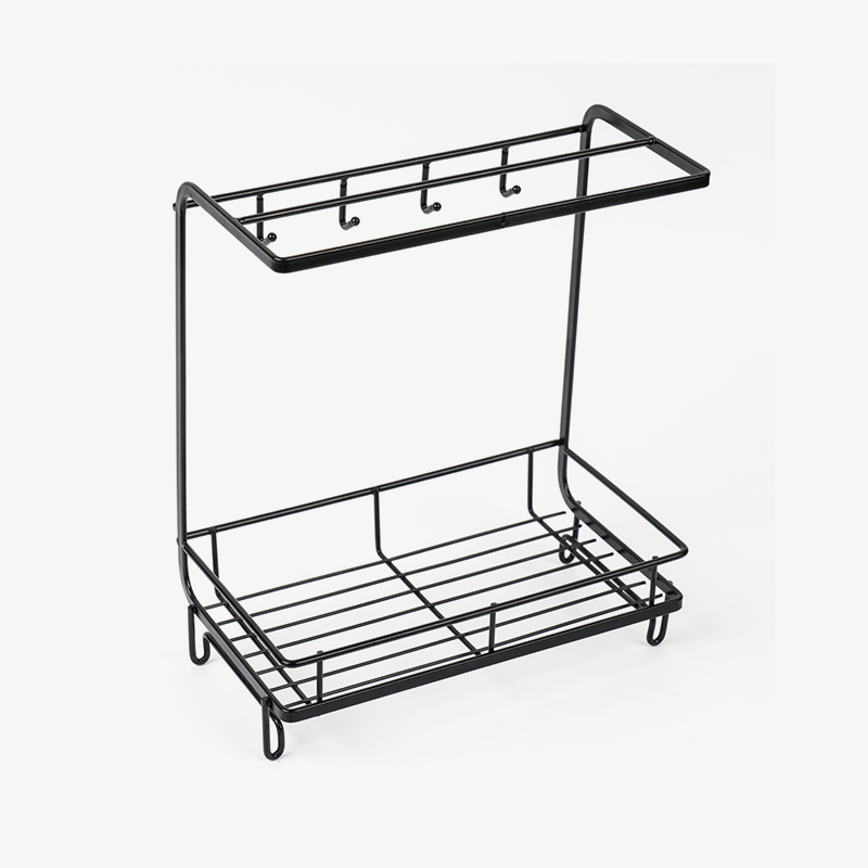 Konyhai mosogató caddy szivacs- és mosogatórongy tartóval