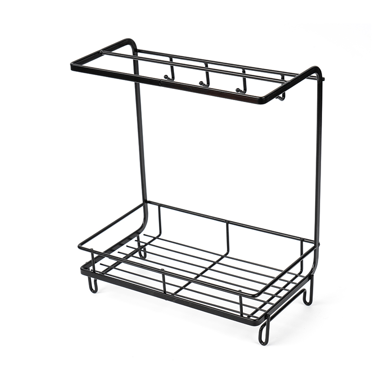 Konyhai mosogató caddy szivacs- és mosogatórongy tartóval