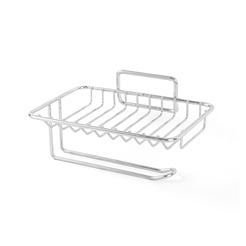 Kerámia szappantartó önelvezető és rozsdamentes acél állvánnyal