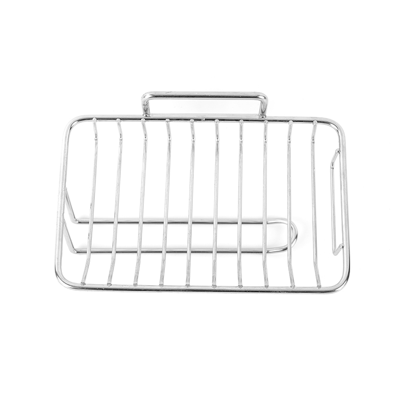 Kerámia szappantartó önelvezető és rozsdamentes acél állvánnyal