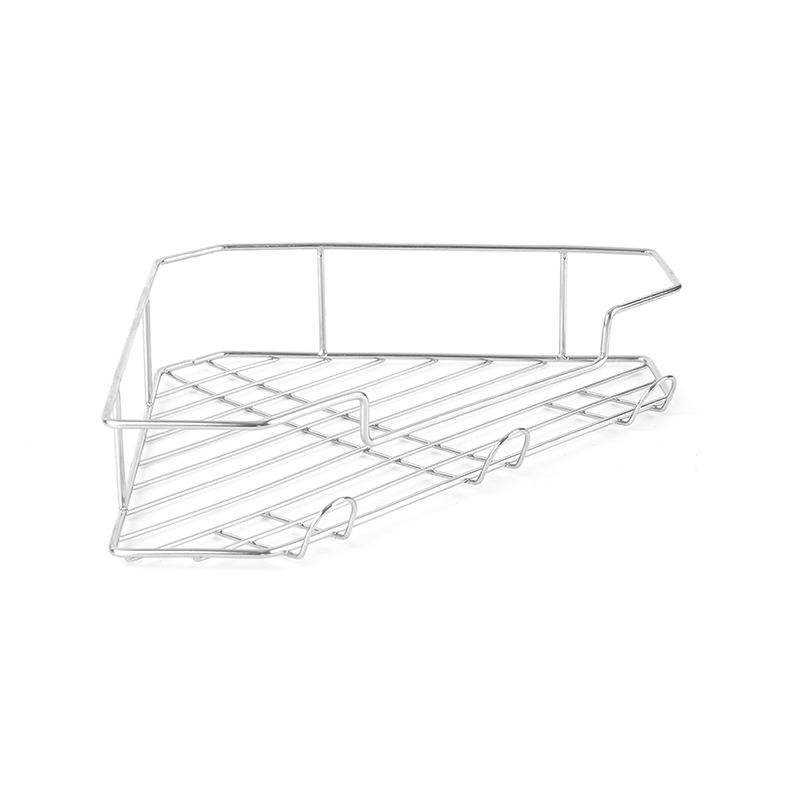 304 Rozsdamentes acél falra szerelhető zuhanykabinos sarokpolc