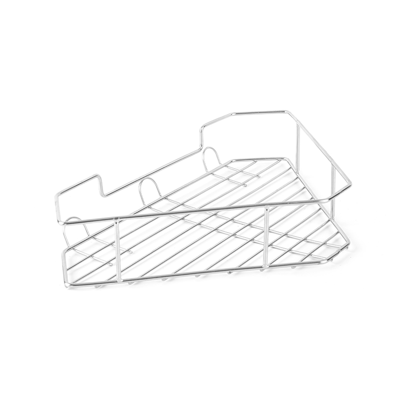 304 Rozsdamentes acél falra szerelhető zuhanykabinos sarokpolc