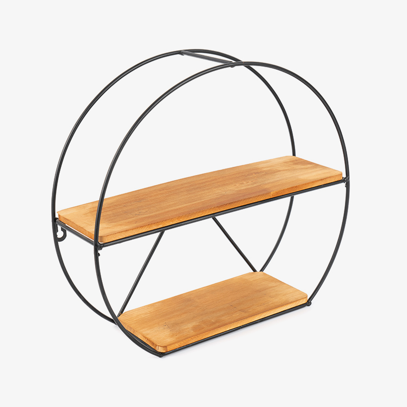 Arany falipolc és akasztós tárolókosár a konyhához