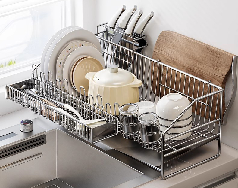 Hogyan hasonlítható össze a 304-es rozsdamentes acél edénytartó a műanyag tartókkal?